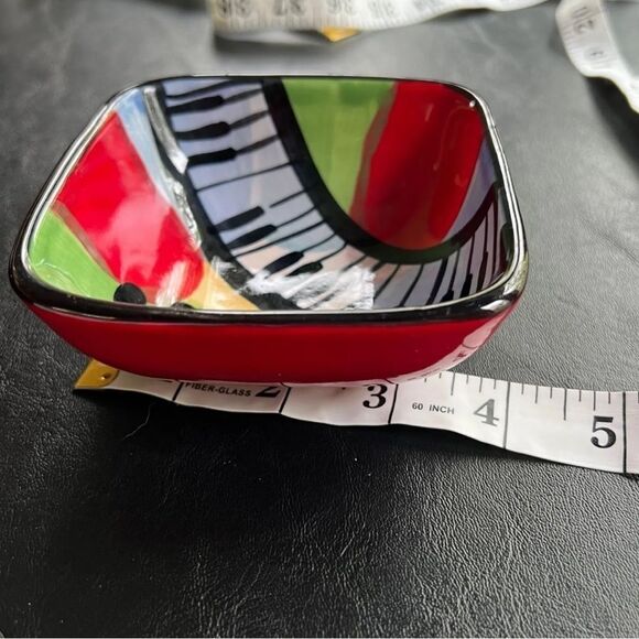 Gail Pittman Signed Hand Painted Bowl - Picture 5 of 6